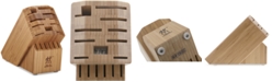 J.A. Henckels Zwilling Pro Bamboo 16-Slot Cutlery Block